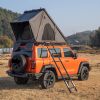 Aluminium triangle Shell Camping SUV Car RoofTop Tent hard shell Cover car Roof top Tent for sale