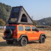 Aluminium triangle Shell Camping SUV Car RoofTop Tent hard shell Cover car Roof top Tent for sale