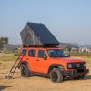 Aluminium triangle Shell Camping SUV Car RoofTop Tent hard shell Cover car Roof top Tent for sale