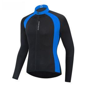 Bicycle road wear cycling quick-drying bicycle cycling wear (Option: Blue-L)