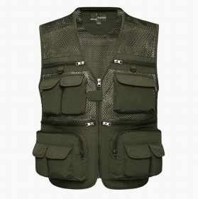Multi-pocket Men's Professional Photography Vest (Option: Army Green-3XL)